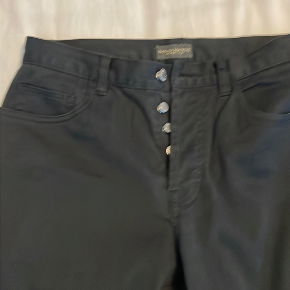 Black button down jeans